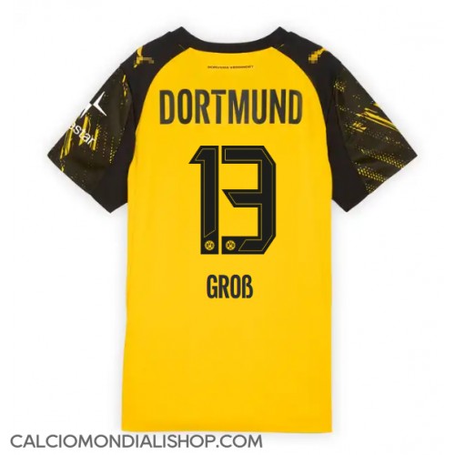 Maglie da calcio Borussia Dortmund Pascal Gross #13 Prima Maglia Femminile 2025-26 Manica Corta